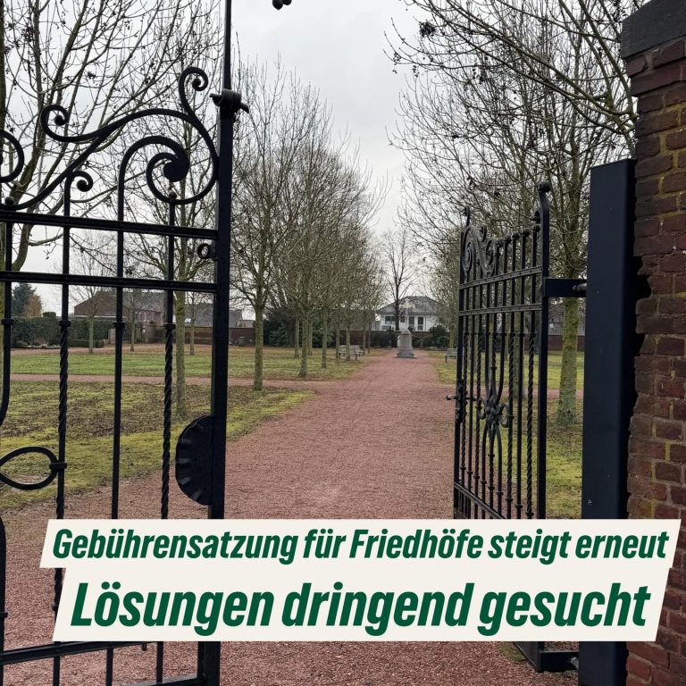 Gebührensatzung für Friedhöfe steigt erneut