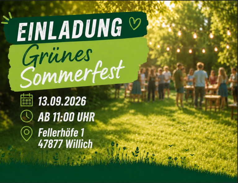 Sommerfest GRÜNE Willich